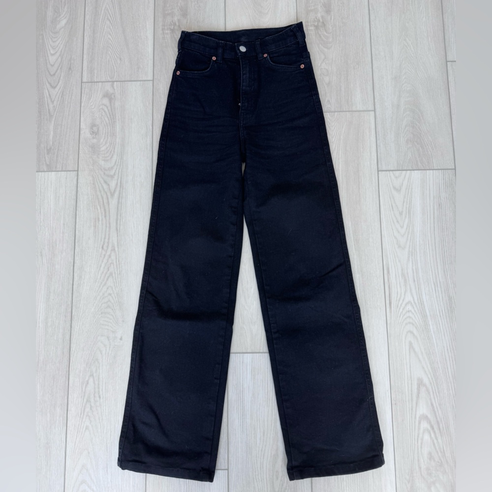 Dr Denim Moxi Straight Jeans Black Size S